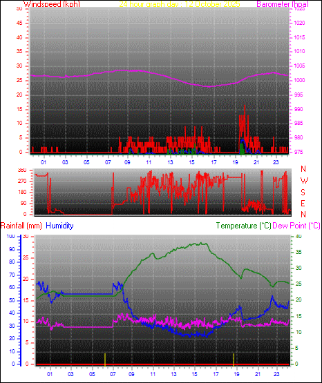 24 Hour Graph for Day 12