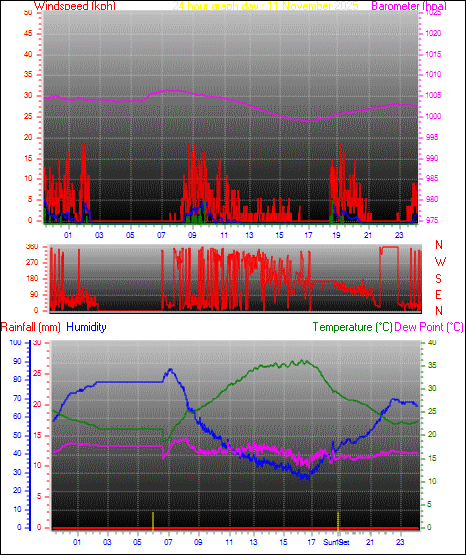 24 Hour Graph for Day 11