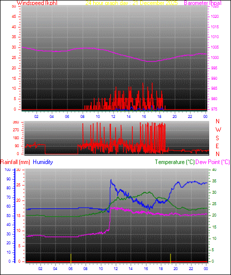 24 Hour Graph for Day 21