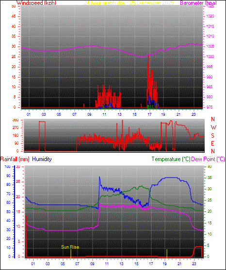 24 Hour Graph for Day 25